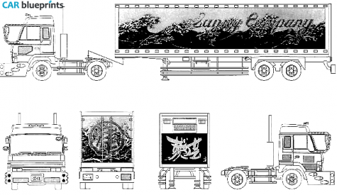 Other Sunny Company Irohamaru Truck blueprint