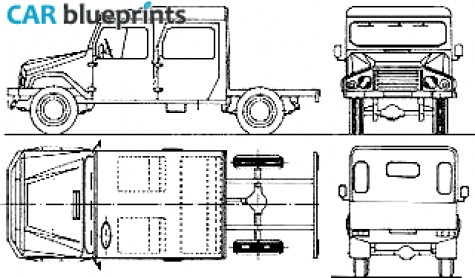 Other UMM Allter Chassis Truck blueprint