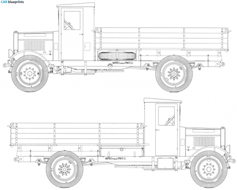 1936 Other YAG-6 Truck blueprint