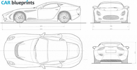 2009 Other Zagato Perdana Z-One Coupe blueprint