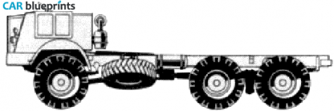 Pegaso 3050 Cabine Truck blueprint