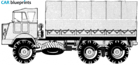 Pegaso 3050 Truck blueprint