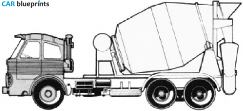 Pegaso 3060 GLA Truck blueprint