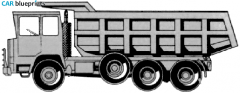 Pegaso 3078 6x6 Truck blueprint