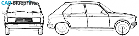 1983 Peugeot 104 GR Hatchback blueprint