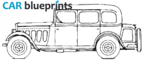 1932 Peugeot 301C N3L2 Limousine blueprint