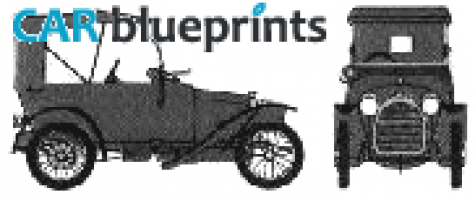 1913 Peugeot Bebe Cabriolet blueprint