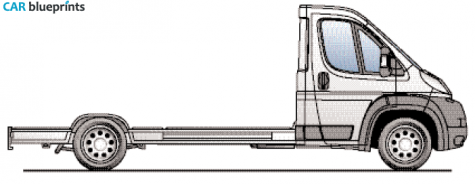 1999 Peugeot Boxer L4 Platform Truck blueprint