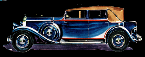 1931 Pierce-Arrow Lebaron Sedan blueprint