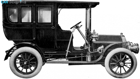 1906 Pierce-Arrow Suburban Wagon blueprint