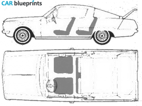 1964 Plymouth Barracuda Sedan blueprint