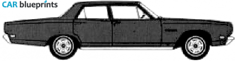 1969 Plymouth Belvedere Sedan blueprint