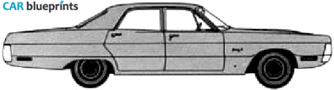 1970 Plymouth Fury I Sedan blueprint