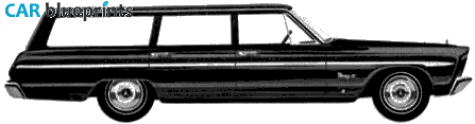 1965 Plymouth Fury II Station Wagon blueprint