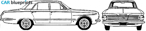 1964 Plymouth Valiant Sedan blueprint