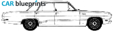 1970 Plymouth Valiant Sedan blueprint