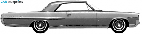 1964 Pontiac Bonneville Sport Coupe blueprint