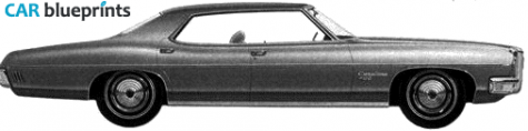 1970 Pontiac Catalina Hardtop Sedan blueprint