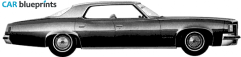 1972 Pontiac Catalina Hardtop Sedan blueprint