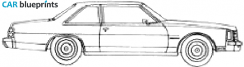 1978 Pontiac Catalina Coupe blueprint