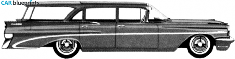 1959 Pontiac Catalina Safari Wagon blueprint