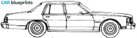 1978 Pontiac Catalina Sedan blueprint