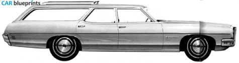 1970 Pontiac Catalina Station Wagon blueprint