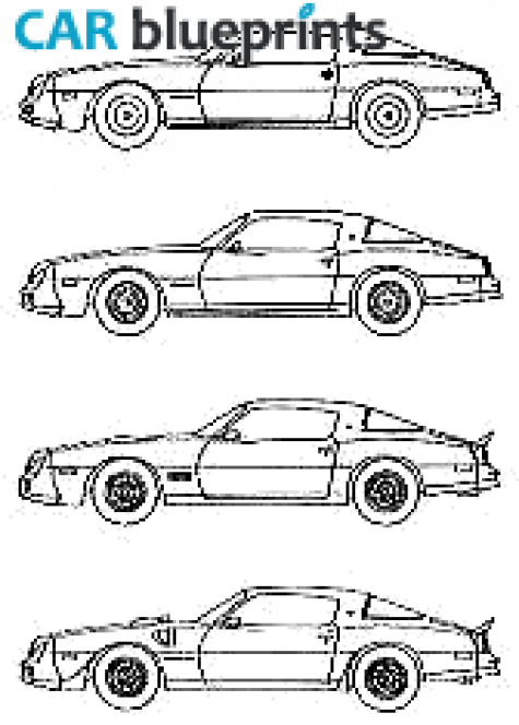 1978 Pontiac Firebird Coupe blueprint