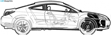 2006 Pontiac G6 GTP Coupe blueprint