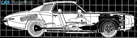 1973 Pontiac Grand Am Coupe blueprint