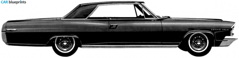 1963 Pontiac Grand Prix Sports Coupe blueprint