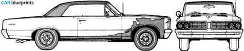 1964 Pontiac GTO Coupe blueprint