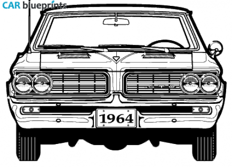 1964 Pontiac GTO Coupe blueprint