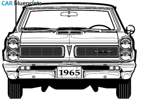 1965 Pontiac GTO Coupe blueprint