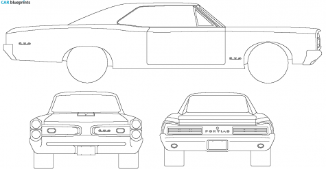 1968 Pontiac GTO Coupe blueprint