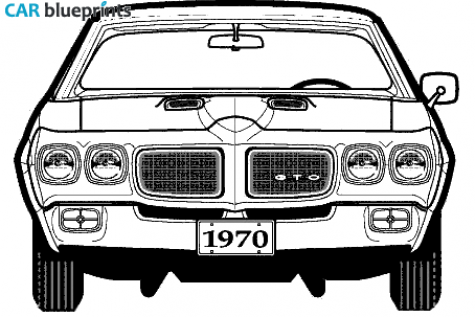 1970 Pontiac GTO Coupe blueprint