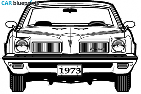 1973 Pontiac GTO Coupe blueprint