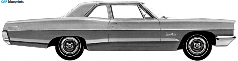 1966 Pontiac Laurential Sedan blueprint