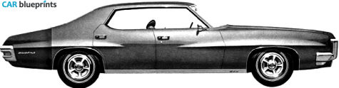 1970 Pontiac Le Mans Hard Top Sedan blueprint