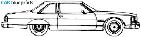 1978 Pontiac Parisienne Coupe blueprint