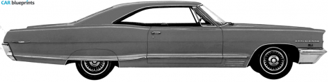 1966 Pontiac Parisienne Sport Coupe blueprint