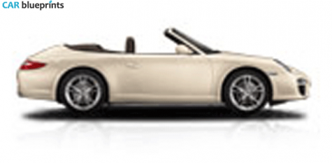 2009 Porsche 911 (997/2) Carrera Cabriolet blueprint