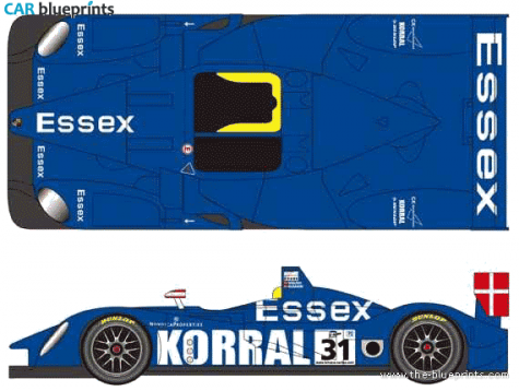 2008 Porsche RS Spider OW blueprint