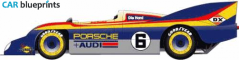 1973 Porsche 917/30 OW blueprint