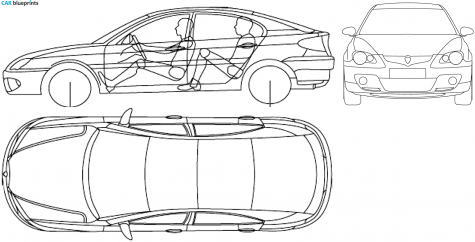 2005 Proton Gen-2 Hatchback blueprint