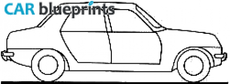 1982 Renault 7GTL Sedan blueprint