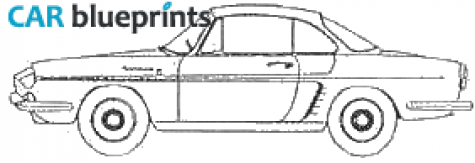 1978 Renault Floride Coupe blueprint