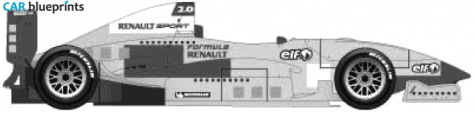 2005 Renault Formula 20 Eurocap OW blueprint