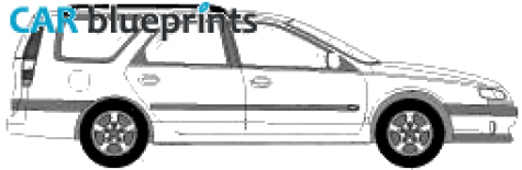 1999 Renault Laguna Break Wagon blueprint