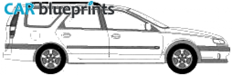 1999 Renault Laguna Break Wagon blueprint